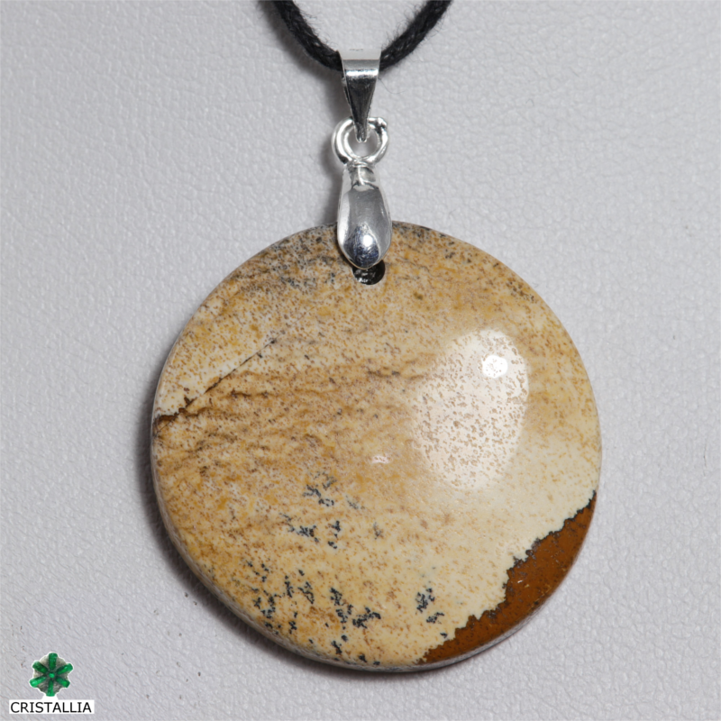 pendentif jaspe paysage