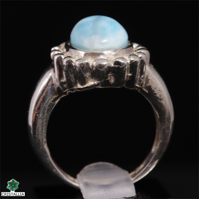 Larimar serti argent