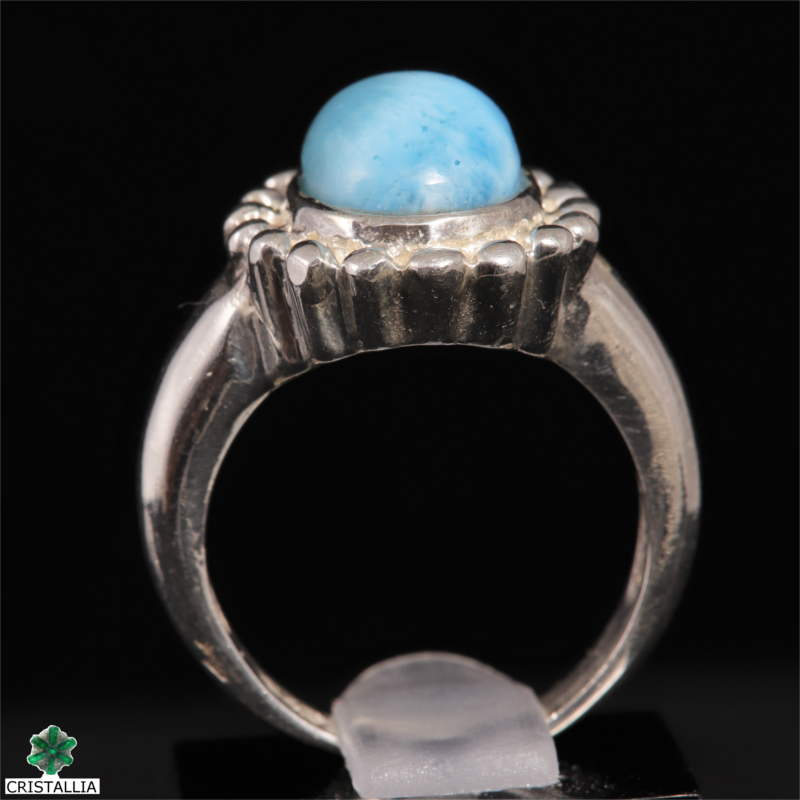 Larimar serti argent