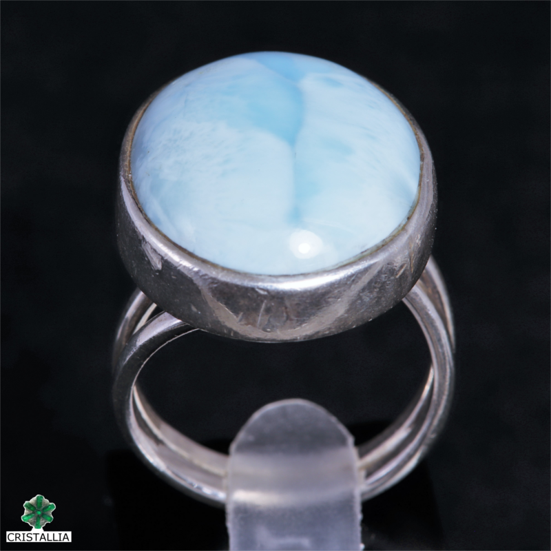 Larimar serti argent