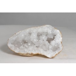 Géode cristal de roche - Maroc - brut - la paire