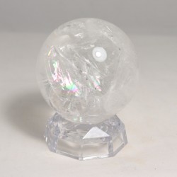 Sphère quartz cristal de roche 6.5 cm