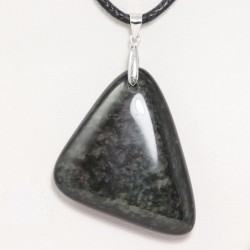 Pendentif Argent - Obsidienne Oeil céleste