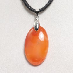 Pendentif Argent - Cornaline