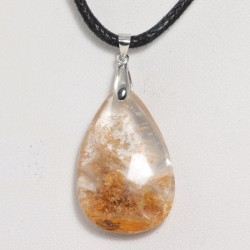 Pendentif argent - Quartz chlorite