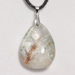 Pendentif argent - Quartz chlorite