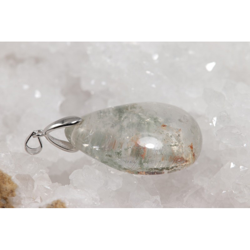 Pendentif argent - Quartz chlorite