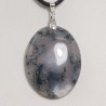 Pendentif Argent - Agate mousse