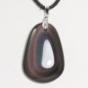 Pendentif Argent - Obsidienne Oeil céleste