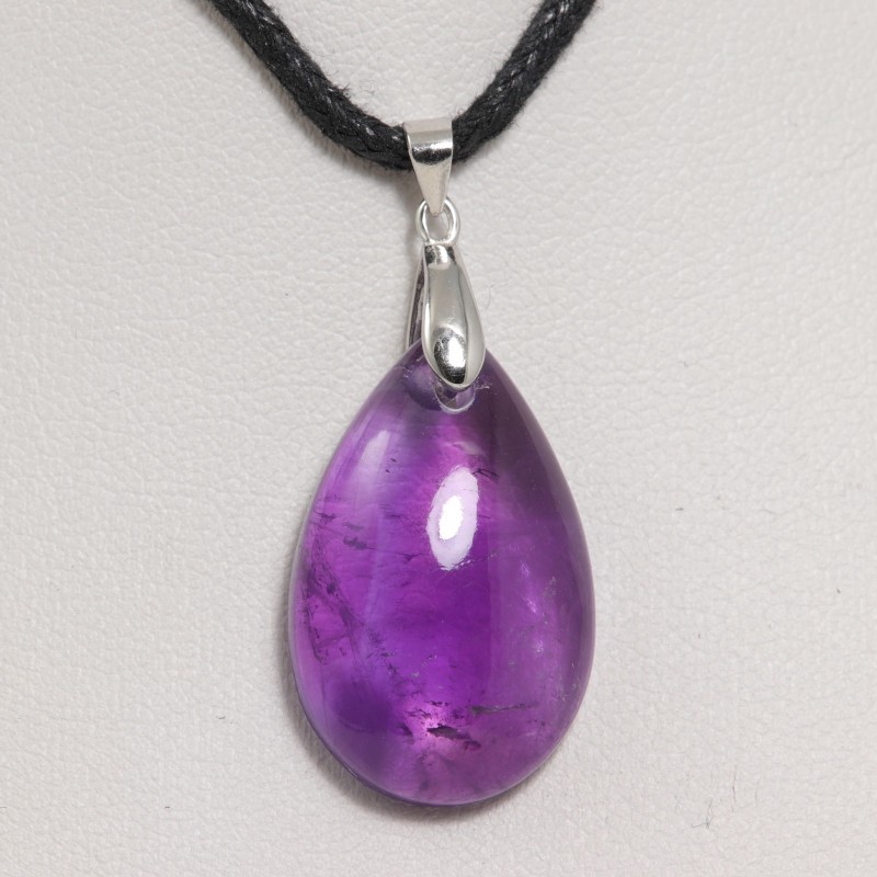 Pendentif Argent - Améthyste