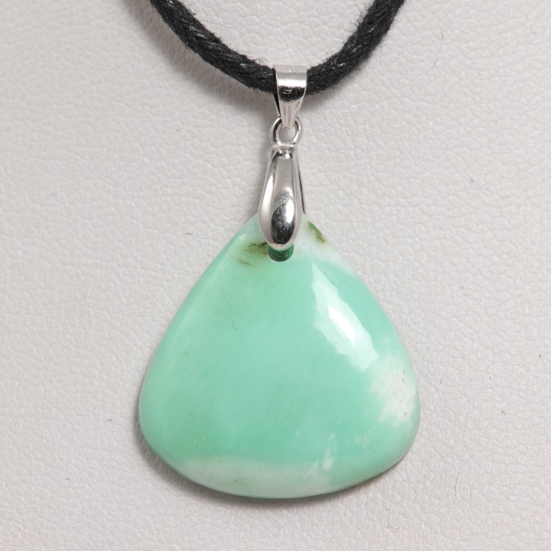 Pendentif Argent - Chrysoprase