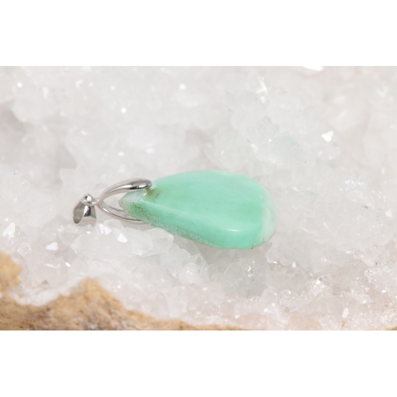 Pendentif Argent - Chrysoprase