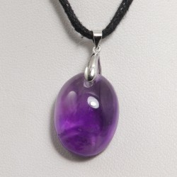 Pendentif Argent - Améthyste