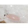 Pendentif Argent - Quartz rose