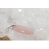 Pendentif Argent - Quartz rose