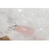 Pendentif Argent - Quartz rose