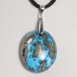 Pendentif Argent - Turquoise