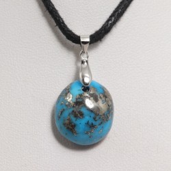 Pendentif Argent - Turquoise