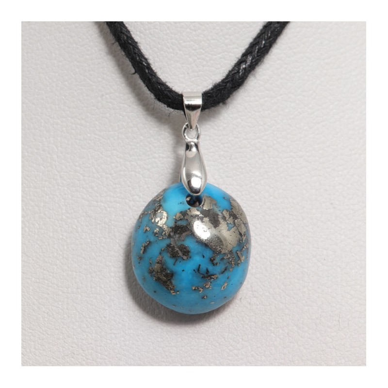 Pendentif Argent - Turquoise