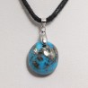 Pendentif Argent - Turquoise