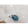 Pendentif Argent - Turquoise