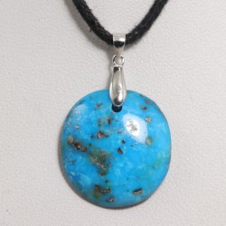Pendentif Argent - Turquoise
