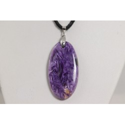 Pendentif Argent - Charoïte