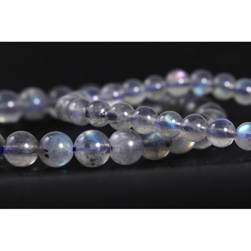 Bracelet Labradorite transparente 6mm et 8mm