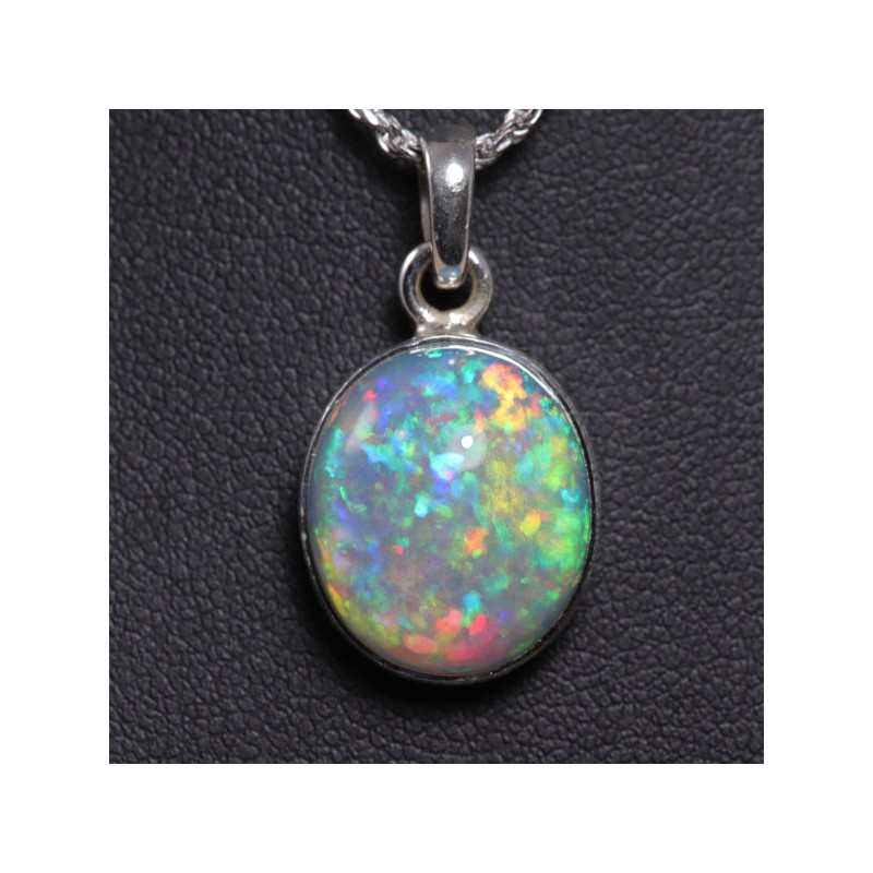 Pendentif Opale argent 925
