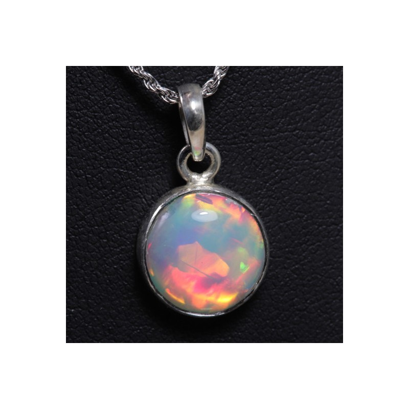 Pendentif Opale argent 925