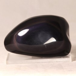 pierre polie obsidienne oeil céleste