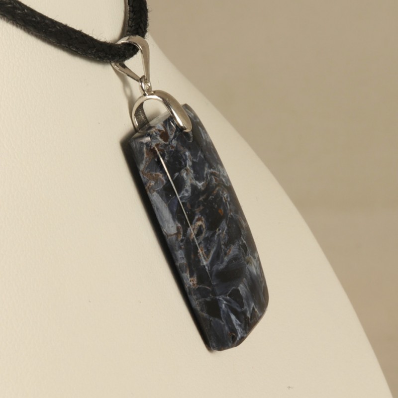 pendentif pietersite bélière argent