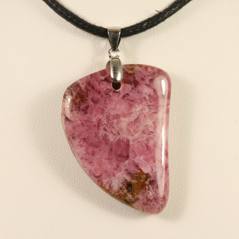 pendentif cobaltocalcite bélière argent