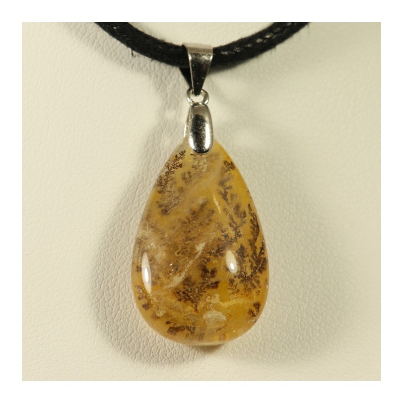 Pendentif quartz dendritique