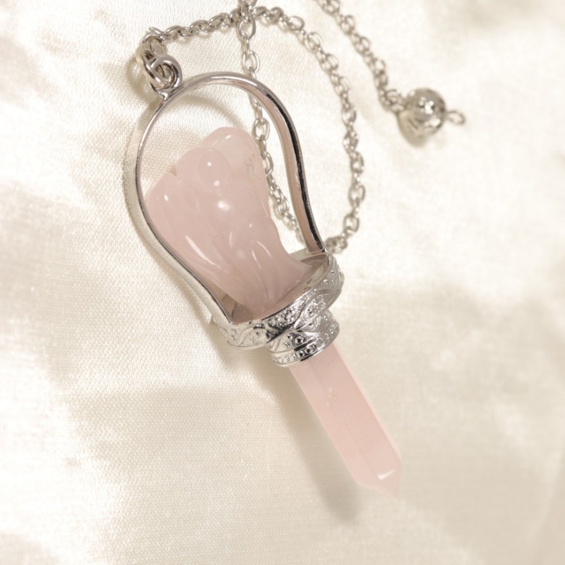 pendule quartz rose