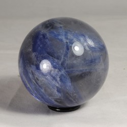 sphère cyanite dans quartz