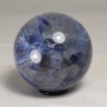 sphère cyanite dans quartz
