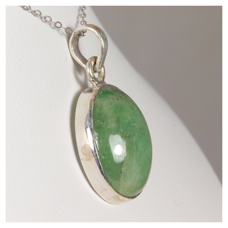 pendentif grenat vert tsavorite