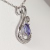 pendentif tanzanite