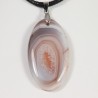 Pendentif Argent - Agate du Botswana