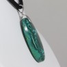 Pendentif Argent - Chrysocolle Malachite