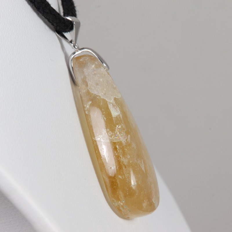 Pendentif Argent - Citrine