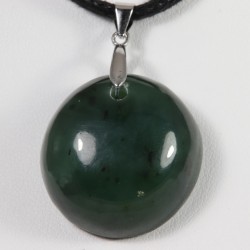 Pendentif Argent - Jade Néphrite