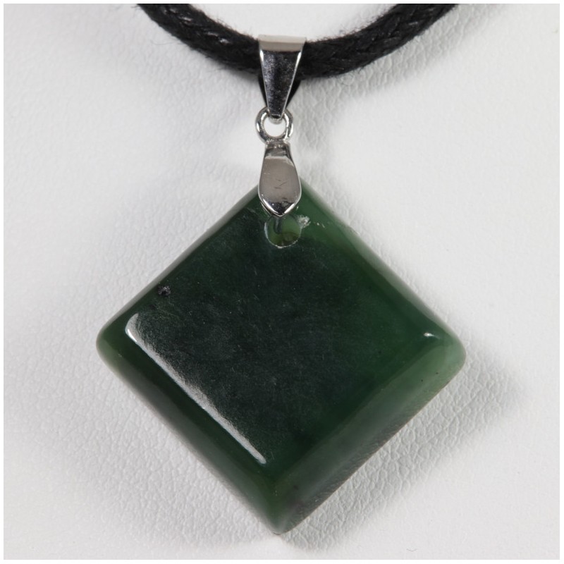 Pendentif Argent - Jade Néphrite
