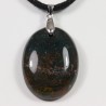 Pendentif Argent - Jaspe Héliotrope