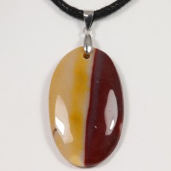 Pendentif Argent - Jaspe Polychrome