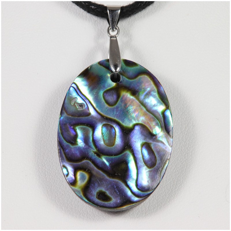 Pendentif Argent - Nacre Abalone