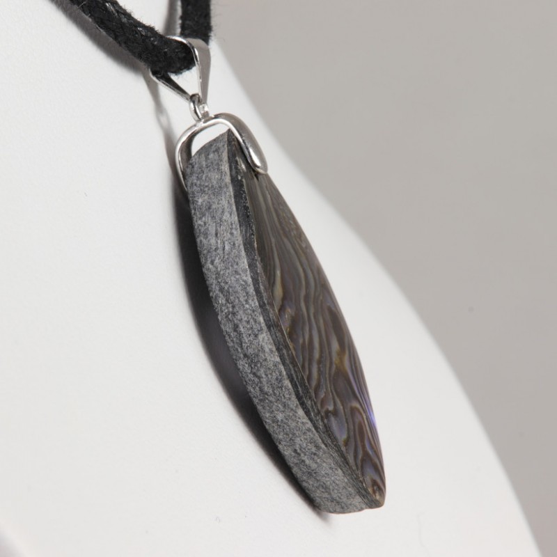 Pendentif Argent - Nacre Abalone