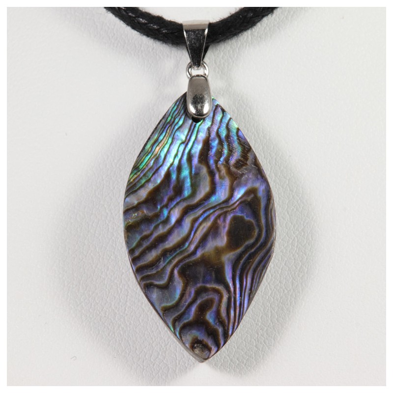 Pendentif Argent - Nacre Abalone