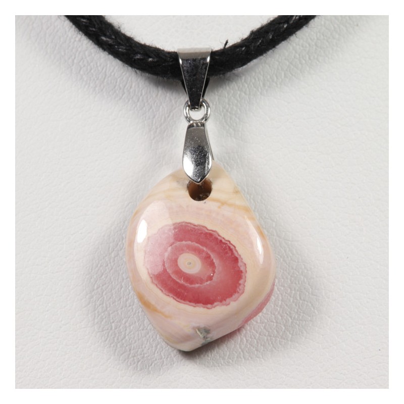 Pendentif Argent - Rhodochrosite